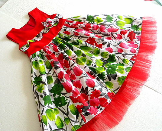 Christmas Dress Sewing Pattern, 6 Months To 10 Years, Ashley Paneled Dress